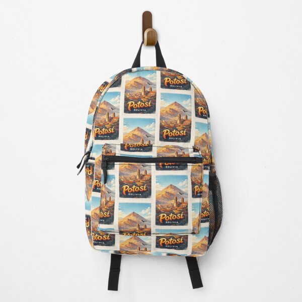 Item preview, Potosi Cerro Rico Andes Bolivia Colonial City Skyline designed and sold by Aryabek.