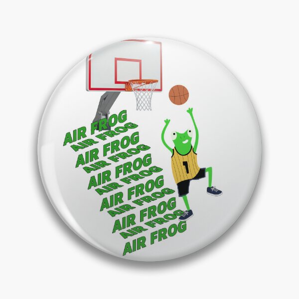Item preview,  Funny Frog Basketball Dunk Retro Sports Illustration designed and sold by area248.