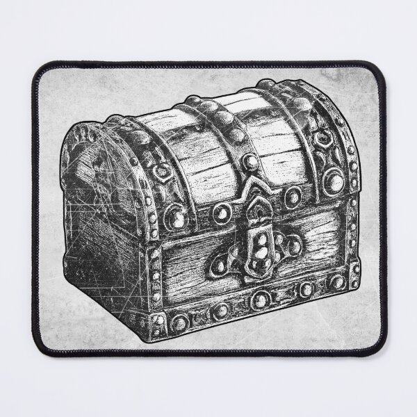 Item preview, Medieval Treasure Chest Pirate Loot Dark Fantasy Gothic designed and sold by Ghoul Enterprises.