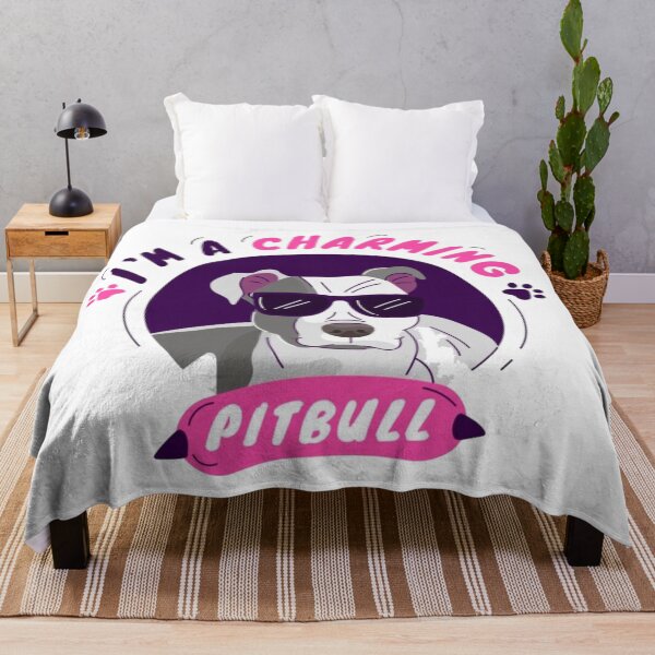 Item preview, I'm a Charming Pitbull - Cute Dog with Sunglasses Illustration designed and sold by GenZFashion000.