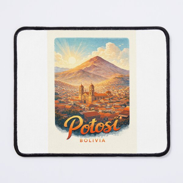 Item preview, Potosi Cerro Rico Andes Bolivia Historic Architecture Skyline designed and sold by Aryabek.