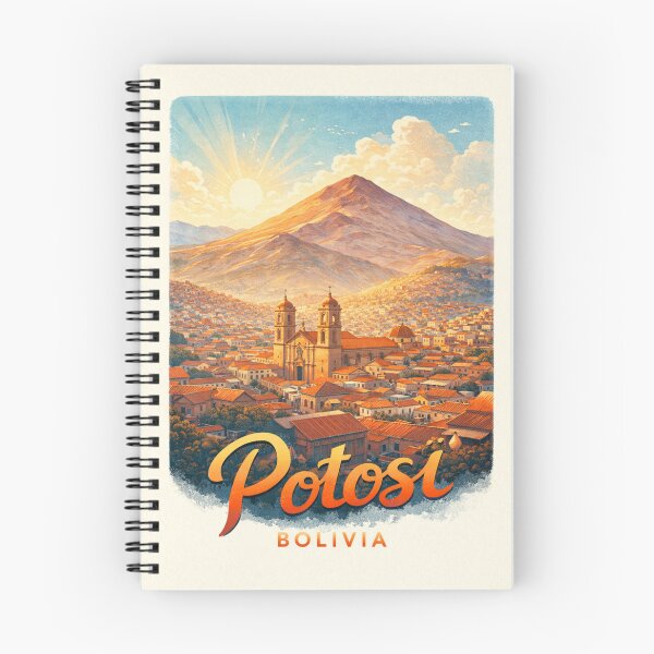 Item preview, Potosí Cerro Rico Andes Bolivia Arquitectura histórica Horizonte designed and sold by Aryabek.