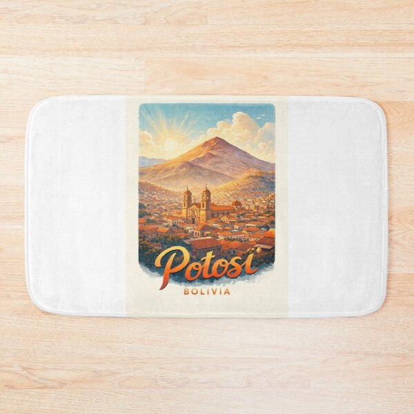 Item preview, Potosi Cerro Rico Andes Bolivia Historic Architecture Skyline designed and sold by Aryabek.