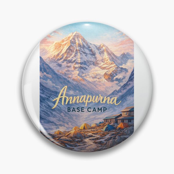 Item preview, Annapurna Base Camp Gandaki Nepal Himalaya Mountain Camp Route designed and sold by Aryabek.