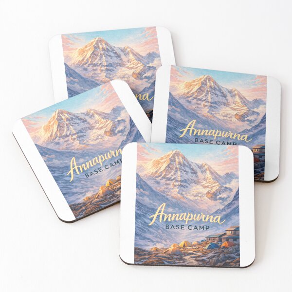 Item preview, Annapurna Base Camp Gandaki Nepal Himalaya Mountain Camp Route designed and sold by Aryabek.