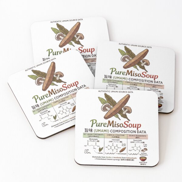 Item preview, Umami Composition Data - The Science of Miso Soup designed and sold by PureMisoSoup.