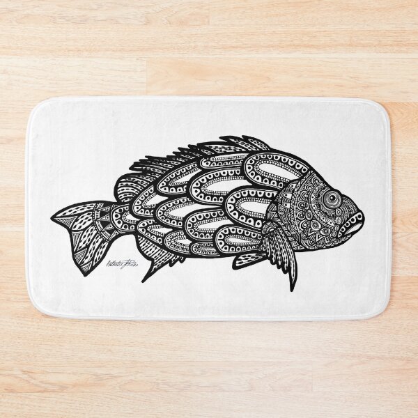 Item preview, #489 - Black Bass Challenge - Artist Nathalie Le Riche designed and sold by NathalieLeRiche.