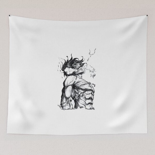 Item preview, Attack on Titan Eren Founding Titan Anime Art designed and sold by Snowdog-Art.