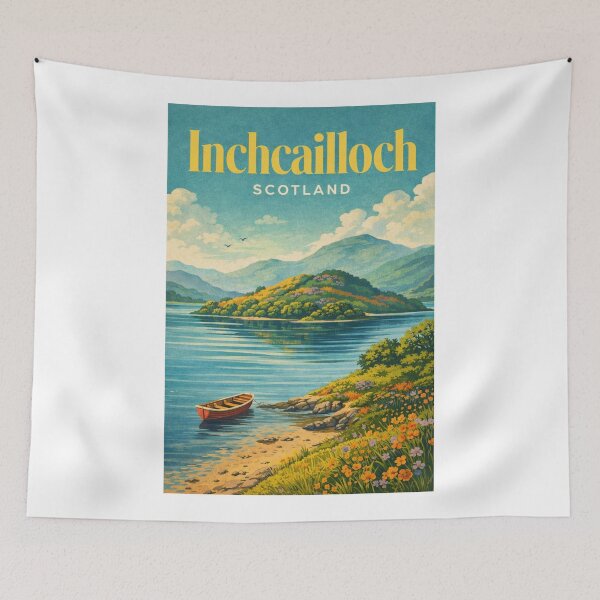 Item preview, Inchcailloch Island Loch Lomond Trossachs Scotland Highlands designed and sold by Aryabek.