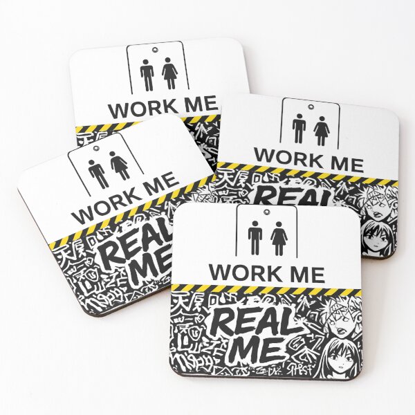 Item preview, Work Me Real Me — Severance Split Streetwear Graphic Tee designed and sold by RAWTHREAD77.