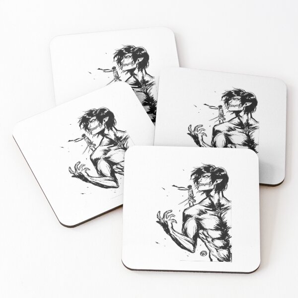 Item preview, Attack on Titan Eren Yeager Dark Anime Art designed and sold by Snowdog-Art.