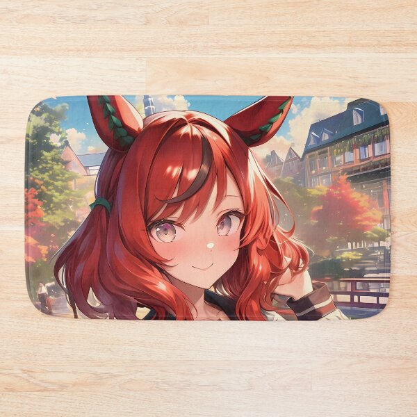 Item preview, Nice Nature Uma Musume Pretty Derby Sunny Cityscape School Uniform Red Hair designed and sold by PMartistStudio.
