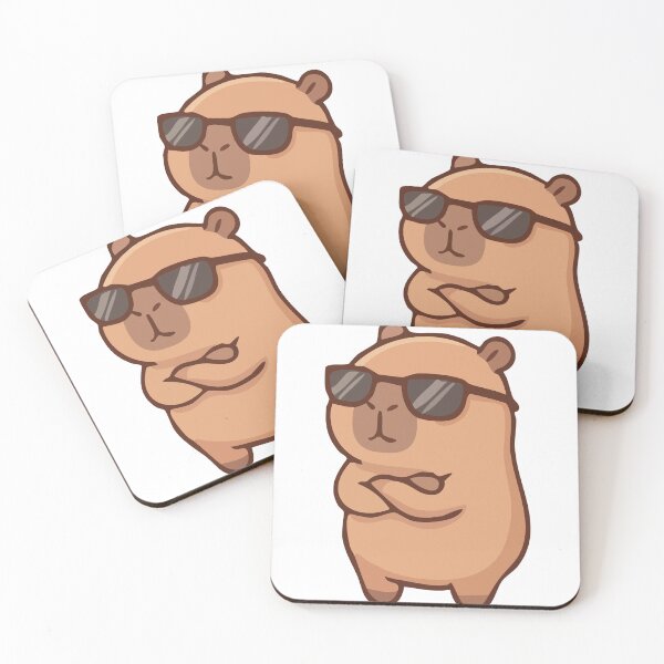 Item preview, Sweet capybara agent designed and sold by PeterskyDesign.