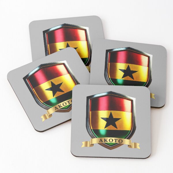 Item preview, Akoto Ghana Name & Heritage Shield designed and sold by Highlandkings.