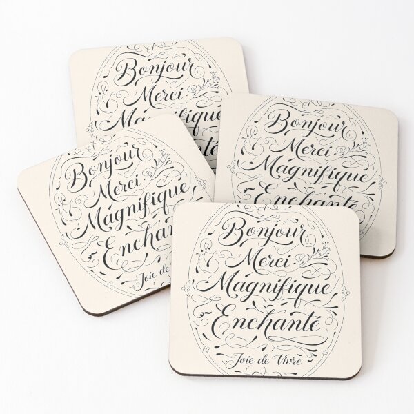 Item preview, vintage french script designed and sold by JIGUWORLD.