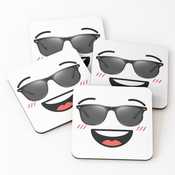 Item preview, Cute Cool Sunglasses Emoji Sticker – Funny Smiley Face Aesthetic designed and sold by Pandey14.