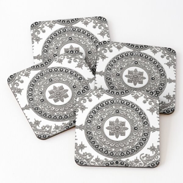 Item preview, Mythic Geometric QR Pattern – Futuristic Abstract Design for Merchandise designed and sold by ShaDeS-AI-Art.