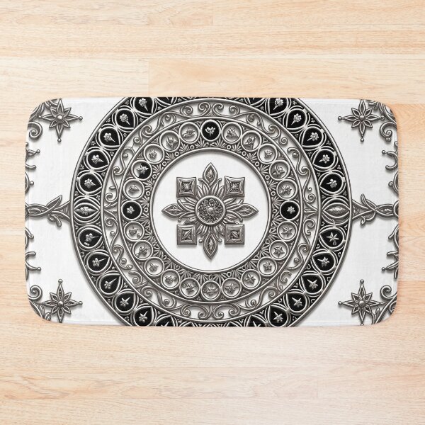 Item preview, Mythic Geometric QR Pattern – Futuristic Abstract Design for Merchandise designed and sold by ShaDeS-AI-Art.