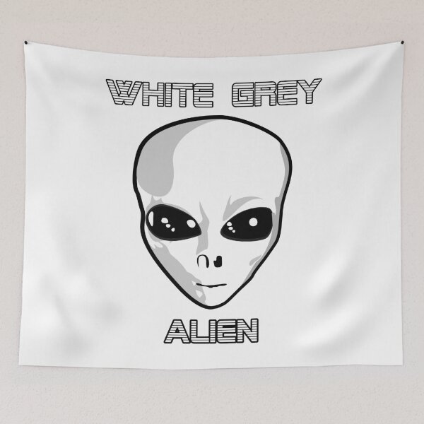 Item preview, White Grey Alien designed and sold by MagicEyesOnly.