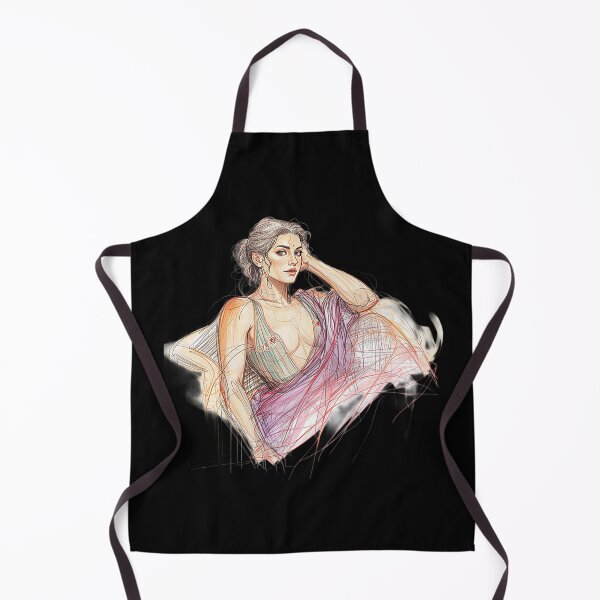Item preview, Contemporary Sketch of Woman in Saree designed and sold by Creatby7030.