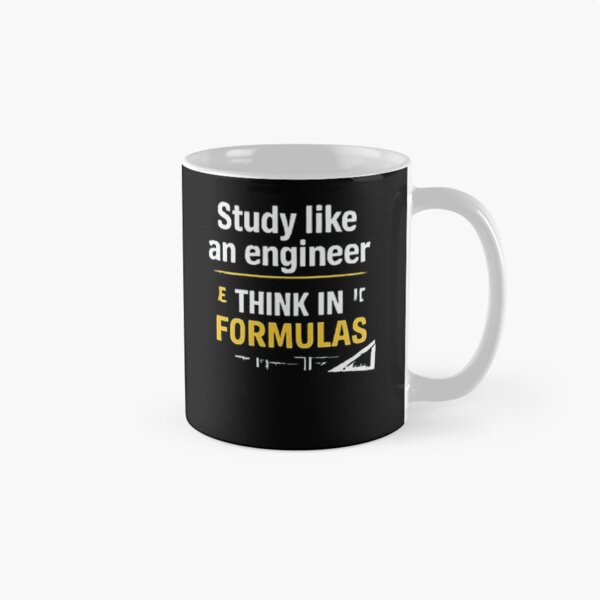 Item preview, Study Like An Engineer: Think In Formulas - Math and Science Lover Design designed and sold by Amr Darwish Graphic designer.