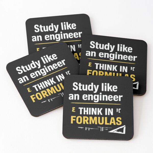 Item preview, Study Like An Engineer: Think In Formulas - Math and Science Lover Design designed and sold by Amr Darwish Graphic designer.