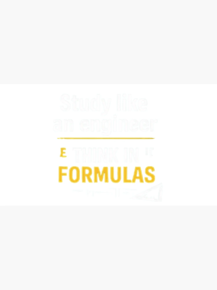 Thumbnail 3 of 3, Cap, Study Like An Engineer: Think In Formulas - Math and Science Lover Design designed and sold by Amr Darwish Graphic designer.