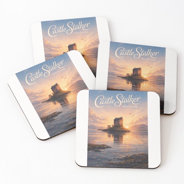 Item preview, Castle Stalker Loch Laich Argyll Scotland Coastal Highlands designed and sold by Places On Earth.