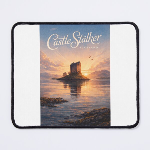 Item preview, Castle Stalker Loch Laich Argyll Scotland Coastal Highlands designed and sold by Places On Earth.