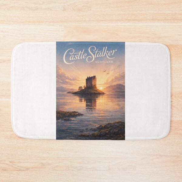 Item preview, Castle Stalker Loch Laich Argyll Scotland Coastal Highlands designed and sold by Places On Earth.