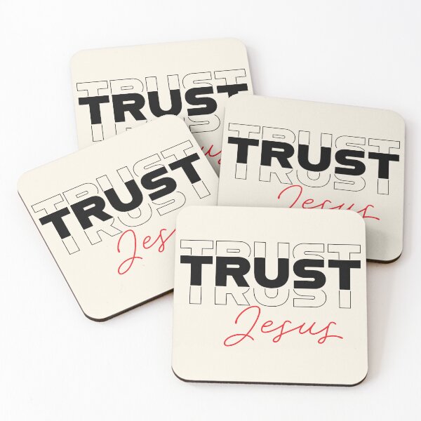 Item preview, Trust Jesus - Christian Design designed and sold by CrossCrafted.
