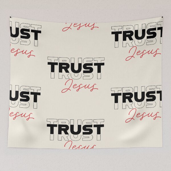 Item preview, Trust Jesus - Christian Design designed and sold by CrossCrafted.