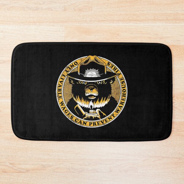 Item preview, Only livable wages can prevent warehouse fires Smokey Bear designed and sold by AtanacioBridget.