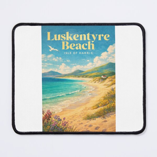 Item preview, Luskentyre Beach Isle of Harris Outer Hebrides Scotland Coast designed and sold by Places On Earth.