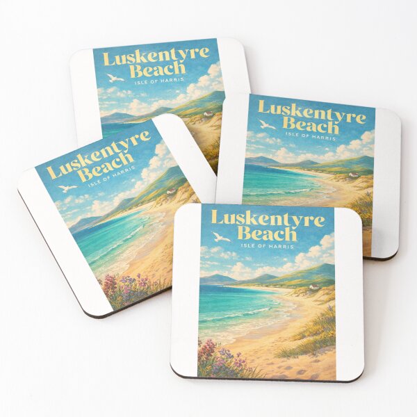 Item preview, Luskentyre Beach Isle of Harris Outer Hebrides Scotland Coast designed and sold by Places On Earth.
