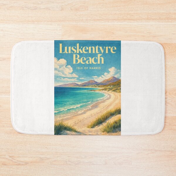 Item preview, Luskentyre Beach Turquoise Coast Isle of Harris Scotland Hebrides designed and sold by Places On Earth.
