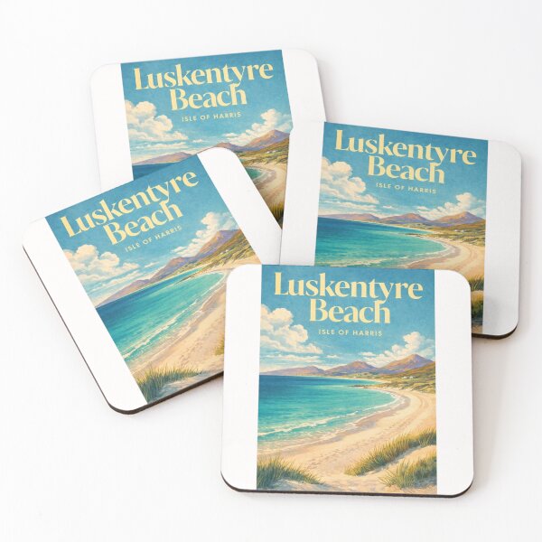 Item preview, Luskentyre Beach Turquoise Coast Isle of Harris Scotland Hebrides designed and sold by Places On Earth.