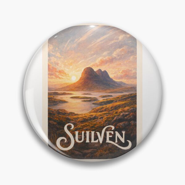 Item preview, Suilven Mountain Assynt Highlands Scotland Northwest Landscape designed and sold by Places On Earth.