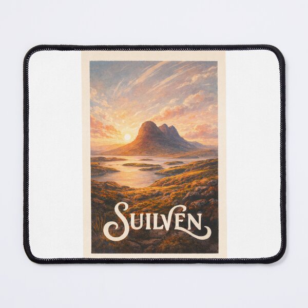 Item preview, Suilven Mountain Assynt Highlands Scotland Northwest Landscape designed and sold by Places On Earth.