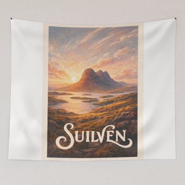 Item preview, Suilven Mountain Assynt Highlands Scotland Northwest Landscape designed and sold by Places On Earth.