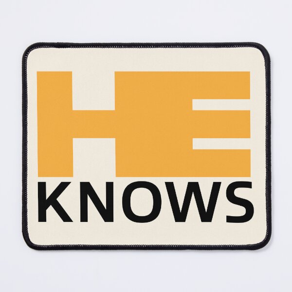 Item preview, He Knows - Christian Design designed and sold by CrossCrafted.