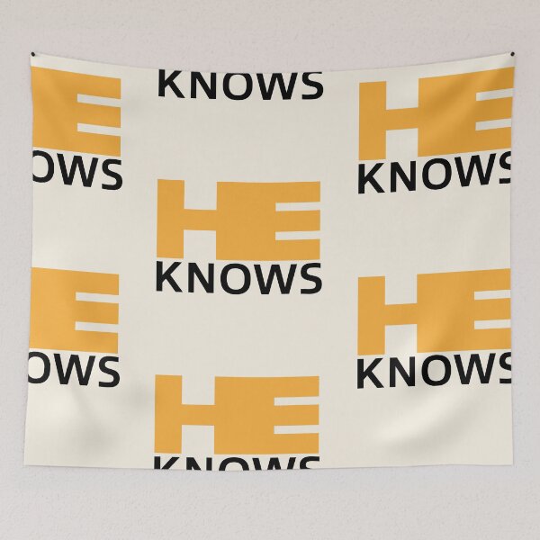 Item preview, He Knows - Christian Design designed and sold by CrossCrafted.