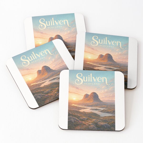 Item preview, Suilven Assynt Sutherland Northwest Highlands Scotland Sunset designed and sold by Places On Earth.