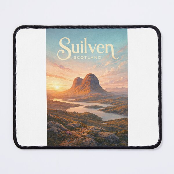 Item preview, Suilven Assynt Sutherland Northwest Highlands Scotland Sunset designed and sold by Places On Earth.