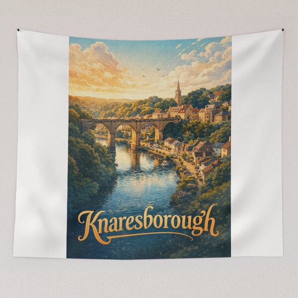 Item preview, Knaresborough Viaduct River Nidd North Yorkshire England designed and sold by Places On Earth.