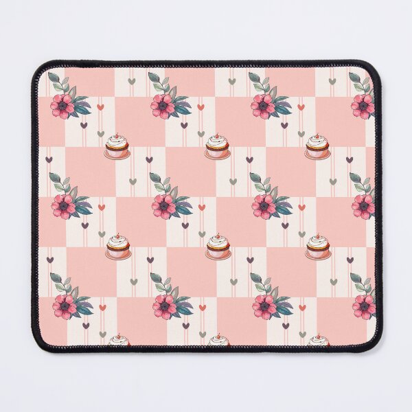 Item preview, Vintage Cupcake Pattern – Soft Girl Aesthetic Floral Dessert Design designed and sold by Anastasiia Yurevych.