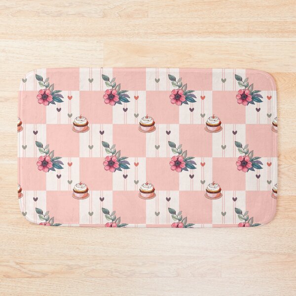 Item preview, Vintage Cupcake Pattern – Soft Girl Aesthetic Floral Dessert Design designed and sold by Anastasiia Yurevych.