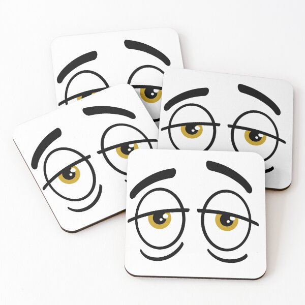 Item preview, Sleepy Lazy Eyes Emoji Sticker – Tired Mood Aesthetic Smiley designed and sold by Pandey14.