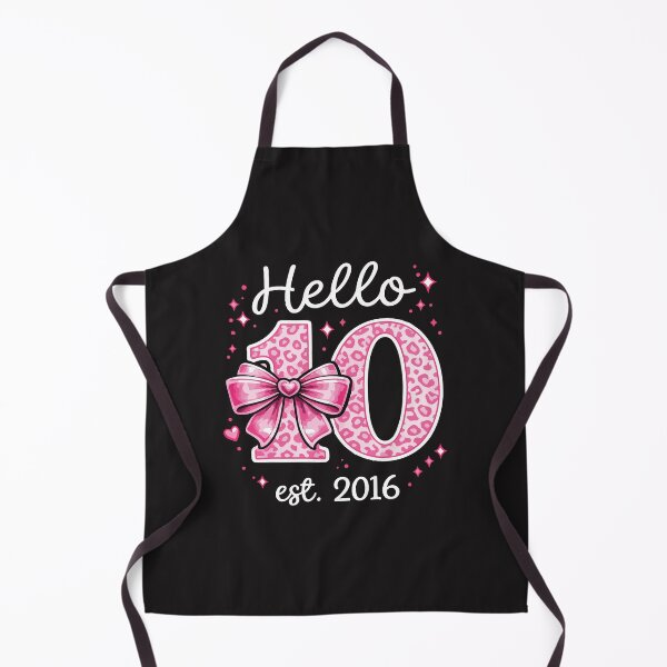 Item preview, Hello 10 Pink Bow 10th Birthday Girl Coquette Cute Age 10 Birthday Outfit Gift designed and sold by kiralynstration.