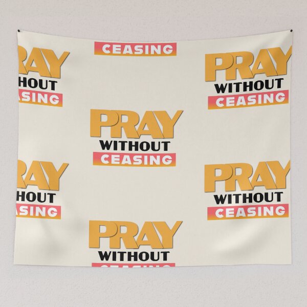 Item preview, Pray Without Ceasing  designed and sold by CrossCrafted.